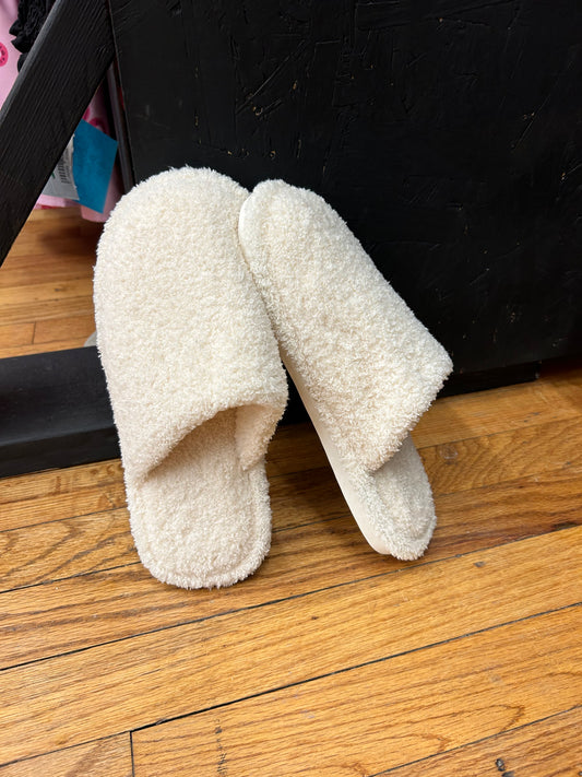 Cream Slippers