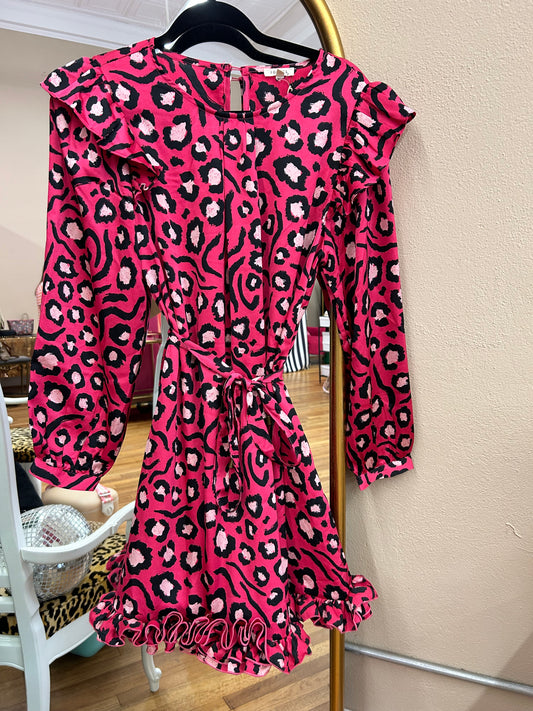 Pink Leopard Dress